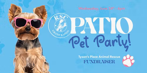Patio Pet Party Fundraiser at RSC!