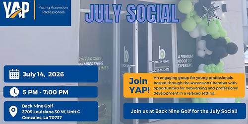 Young Ascension Professionals July Social