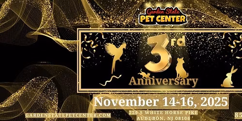 3 Year Anniversary Sales Event