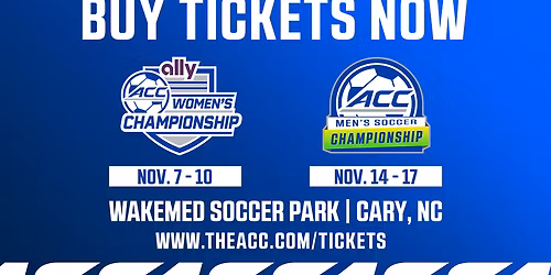 Parking ACC Men's Soccer Championship - Quarterfinals: North Carolina at Virginia