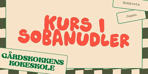 Kurs i sobanudler\ud83c\udf5c\ud83e\udd62 G\u00e5rdskokkens kokeskole