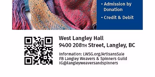 Beyond Fibre Artisan Sale, Langley Weavers & Spinners