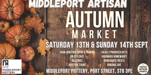 Autumn Artisan Market at Middleport Pottery