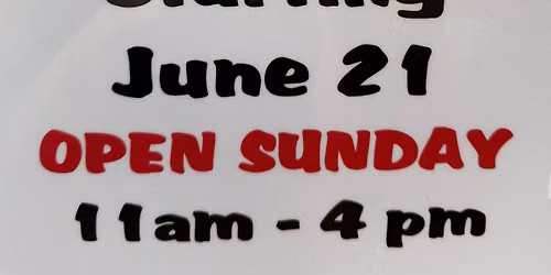 SUNDAY\u2019s GRAND OPENING 