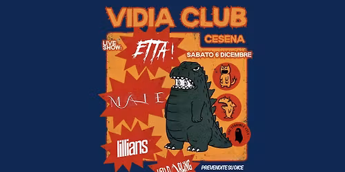 Etta + Mäle + Lillians + HeyDarling @ Vidia • 6.12