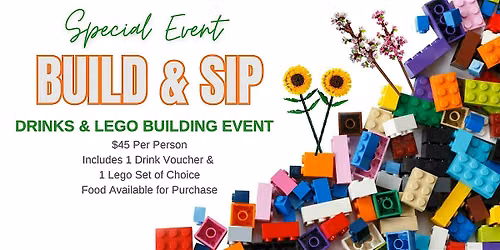 Lego Build & Sip at Snapology - August 15th 2026
