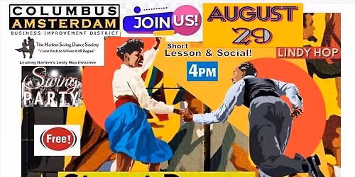 STREET DANCE!  Open Streets Lindy Hop and Dance Social
