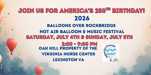 Balloons Over Rockbridge Hot Air Balloon & Music Festival