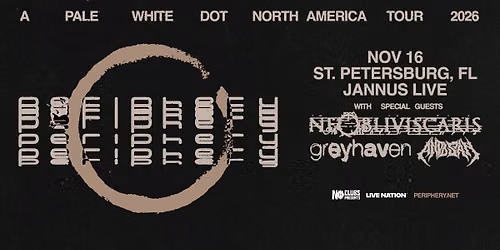 Periphery - A Pale White Dot US Tour