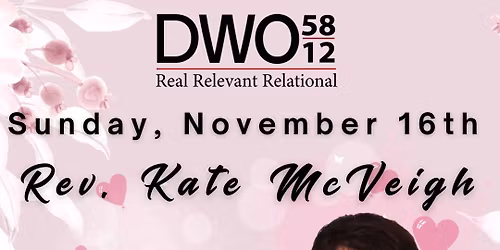 Rev. Kate McVeigh - November 16th