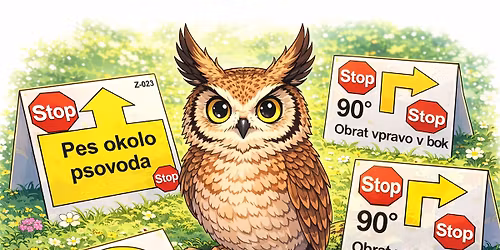 O U\u0160ATOU SOVU \ud83e\udd89 - dvojzkou\u0161ky Rally obedience