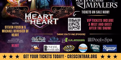 Heart By Heart Ft. Steve Fossen & Michael Derosier of Heart LIVE in Crescent Bar