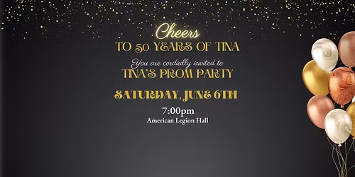 Tina's Prom Party - Thrifty for Fifty (details below)