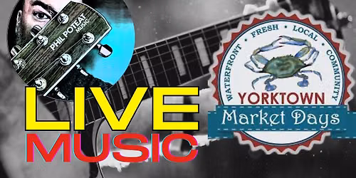 Phil Poteat at Yorktown Market Days