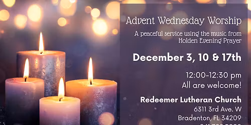 Advent Wednesday Worship