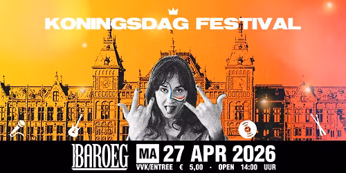 Koningsdag festival: Inherited + The Prince Albert + Between The Rats & Snakes