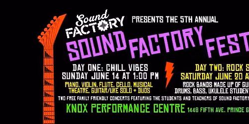 SOUND FACTORY FEST 2026 - DAY ONE: CHILL VIBES