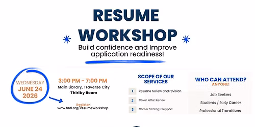 Resume Workshop with Jobs for Humanity