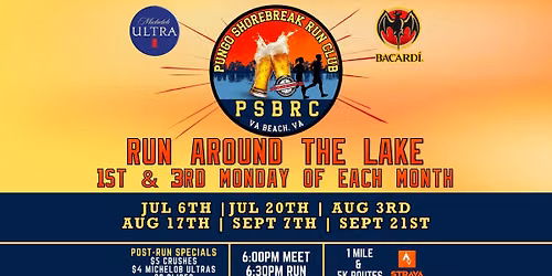 Pungo Shorebreak Run Club - July 6th Edition!