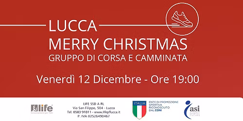 Invito alla Corsa e camminata Benefica – 12 dicembre