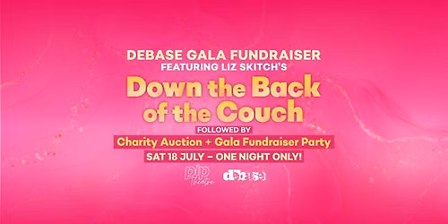 debase Gala Fundraiser featuring Liz Skitch's 'Down the Back of the Couch'
