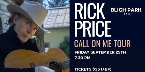 Rick Price 'Call On Me' Tour