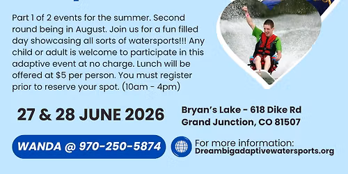 Dream Big Adaptive Watersports | Colorado