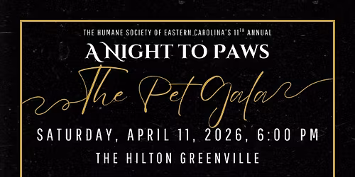 11th Annual A Night to Paws: The Pet Gala \ud83d\udc3e\u2728 Presented by ECAA