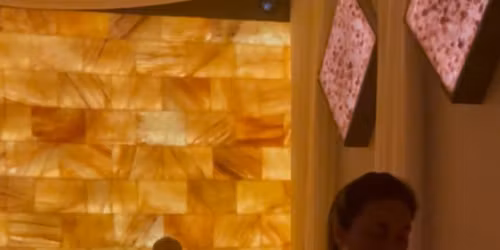 Restorative Salt Room Yoga w\/ @samamtha_ashleigh_yoga