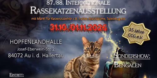 87. und 88. Internationale Rassekatzenausstellung 