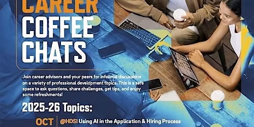 Career Coffee Chat CogSci & HDSI collab: Managing Anxiety over Interviews