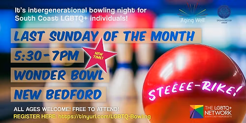 South Coast LGBTQ+ Bowling Night (New Time)!