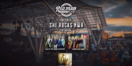 She Rocks NWA: Dawn Cate Band with Leah and the Mojo Doctors and Alisha Pattillo Electric Band