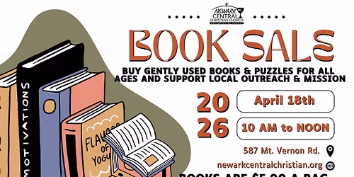 Book & Puzzle Sale (CASH ONLY!) 