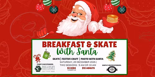 Breakfast and Skate with Santa: Session 10am