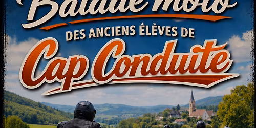 Balade moto des anciens \u00e9l\u00e8ves de cap conduite 