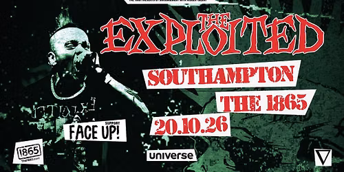 The Exploited | The 1865 | Southampton | 20.10.26