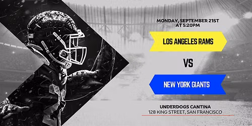 Rams vs Giants | Monday Night Football