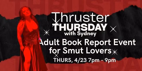 Thruster Thursday: Adult Book Report (Romance Edition)