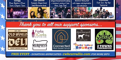 Red, White & Blue Riverfront Festival - Corvallis 4th of July 2026! 