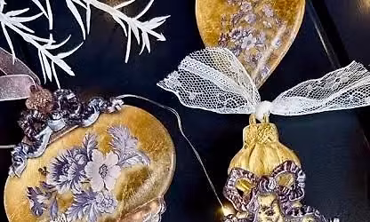 Creative Cafe - Gilded Holiday Ornament Workshop