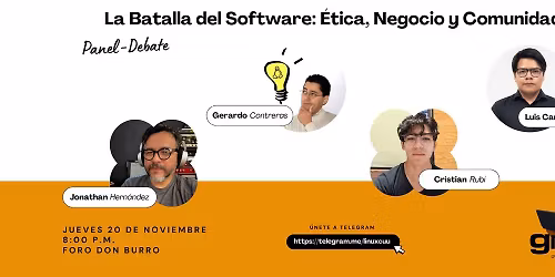 La batalla del Software Libre: \u00c9tica, Negocio y Comunidad