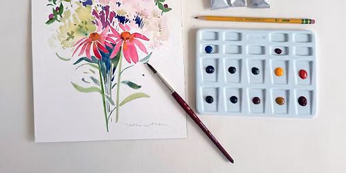 Watercolor Wildflower Bouquet