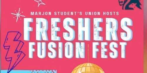 Marjon Student Union Freshers Fusion Fest Pass 2026