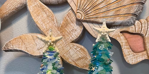 SOLD OUT!  Look for a 2nd Class Soon! Lighted Sea Glass Christmas Tree