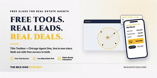 Free Tools, More Deals: Title Toolbox & Chicago Agent One