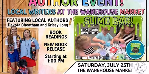 Slime Bar & Meet the Author