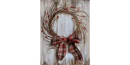 Festive Winter Wreath - Paint and Sip in Phoenix | Classpop!\u2122