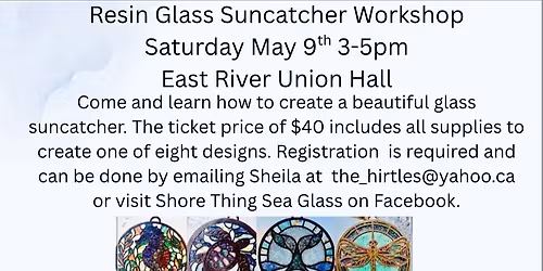 East River Glass Suncatcher Class