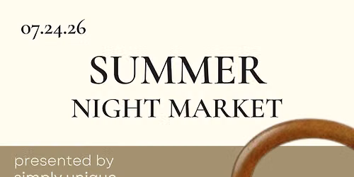 Simply Unique's Summer Night Market